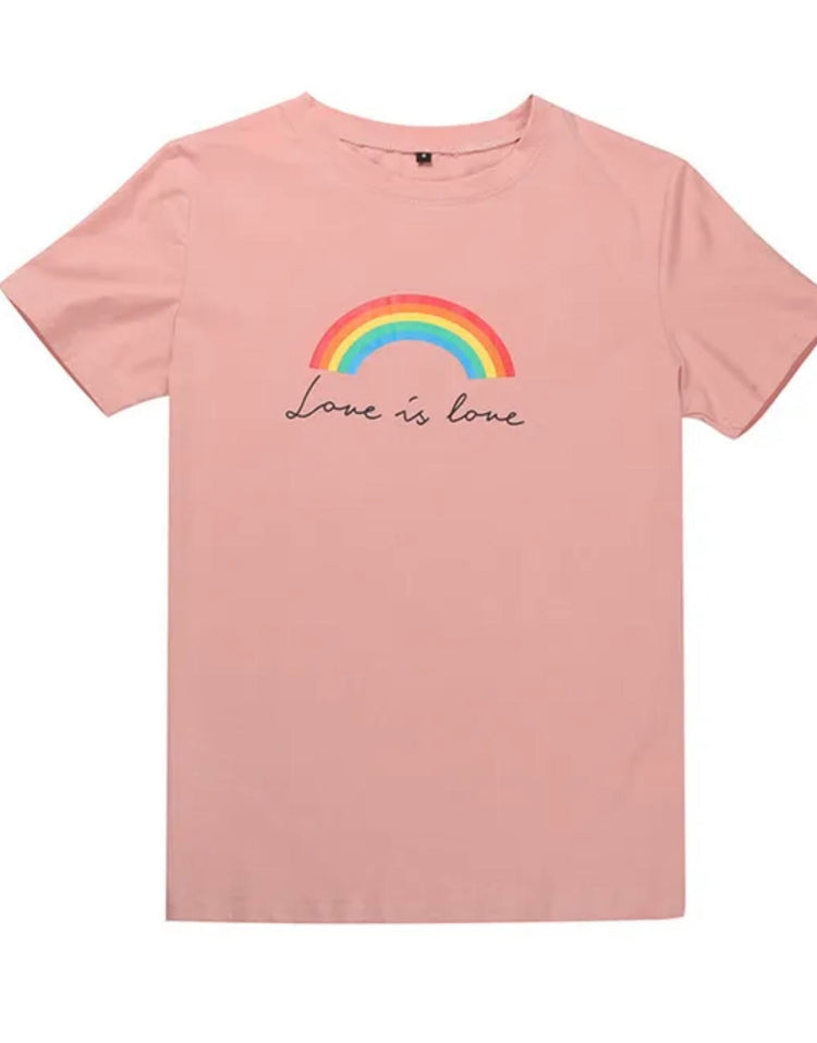 Love Is Love Tee (Pink)