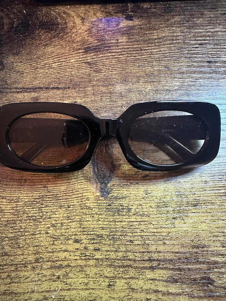 Retro style glasses.