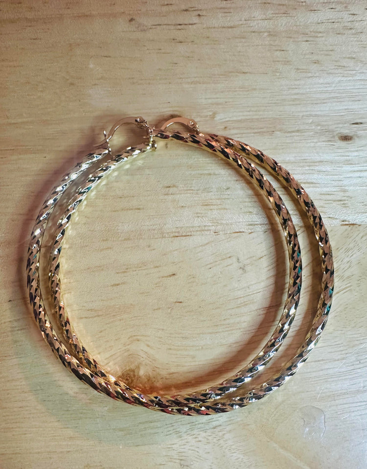Gold Plated Bracelets /Anklets and Heart Necklace Set