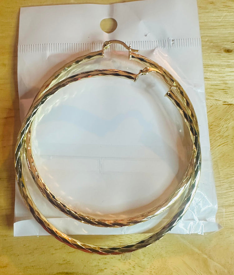 Gold Plated Bracelets /Anklets and Heart Necklace Set