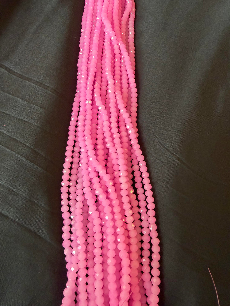 Facets, Rondell and Other Beads ********** (RAINBOW & MULITI ARE 2MM)