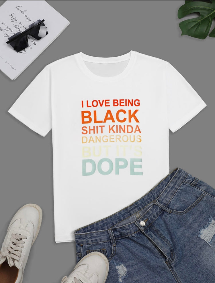 I LOVE BEING BLACK TEE