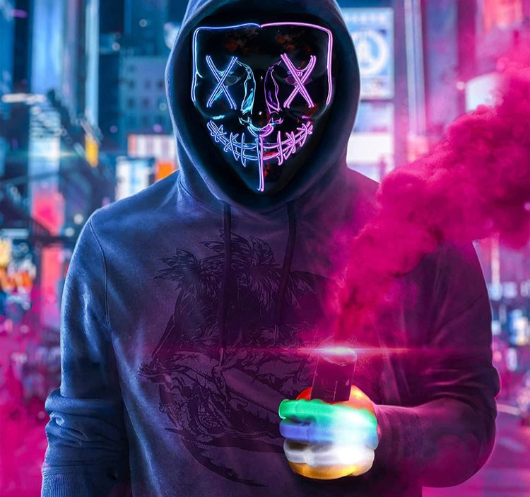 LED Mask and Gloves