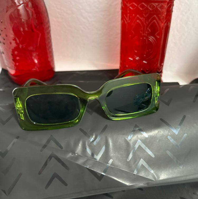 Retro style glasses.