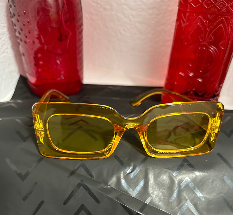 Retro style glasses.