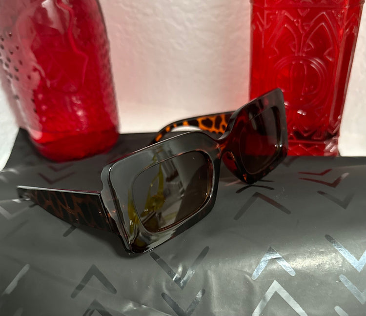 Retro style glasses.