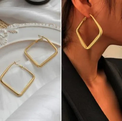 Geometric Alloy Plating Women's Earrings