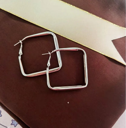 Geometric Alloy Plating Women's Earrings