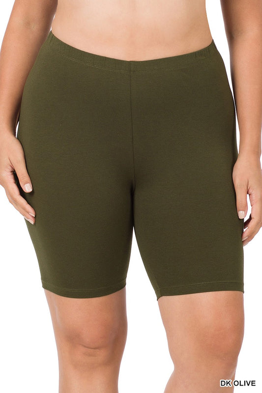 Plus Colorful Biker shorts