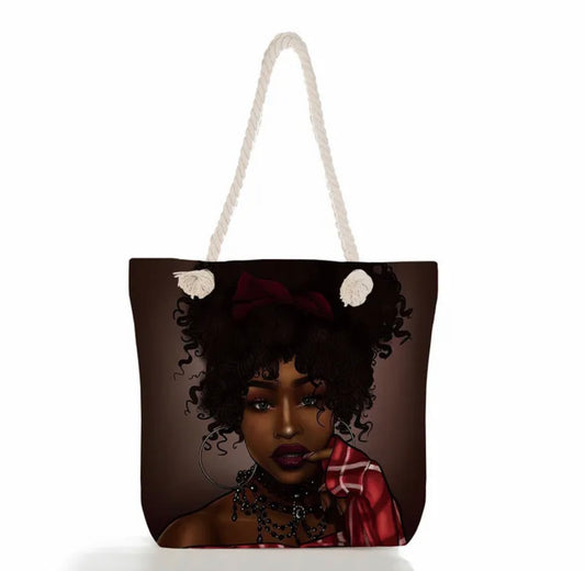 Women’s canvas shopping bags