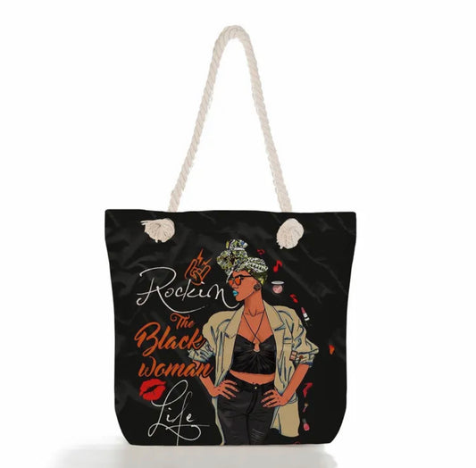 Women’s canvas shopping bags