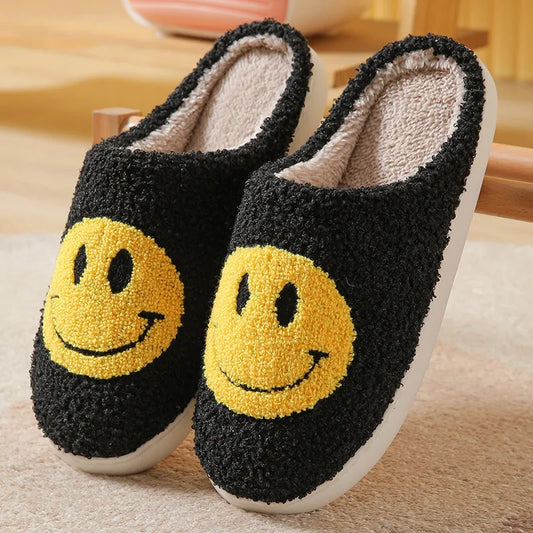 Unisex Casual Cartoon Round Toe Home Slippers