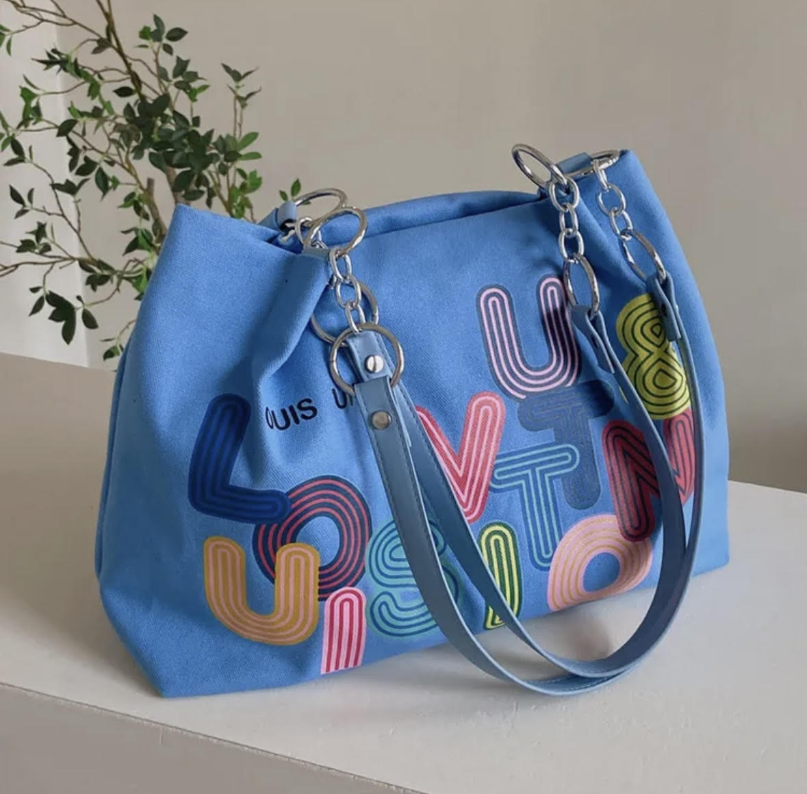 Large Blue Tote