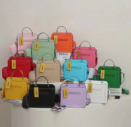 Stylish colorful handBags