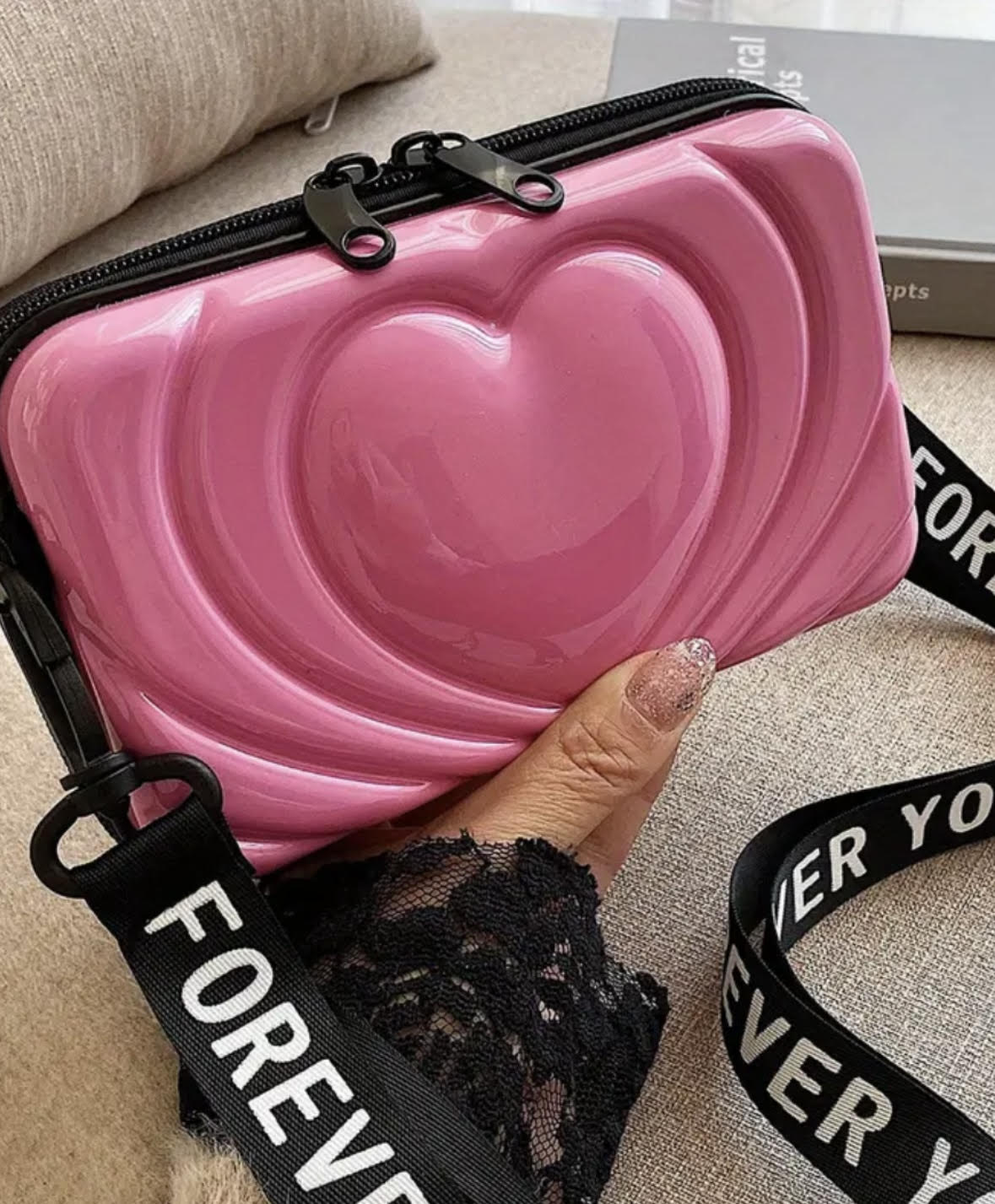 Heart Design Camera purse