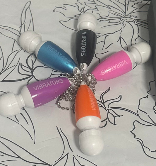 Mini vibrator for keychains