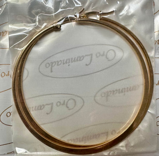 Med Size Flat Hoops