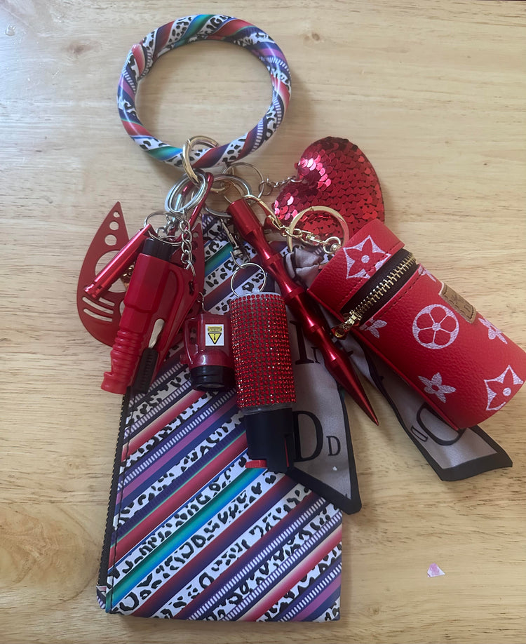 Self Defense Pouch and Lipstick Holder