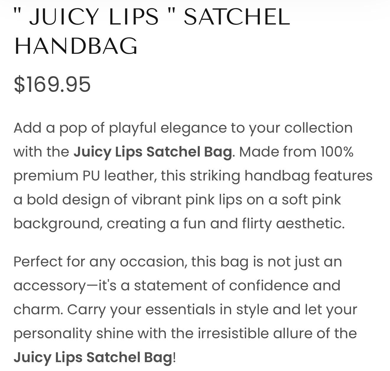La  Philipe Handbags