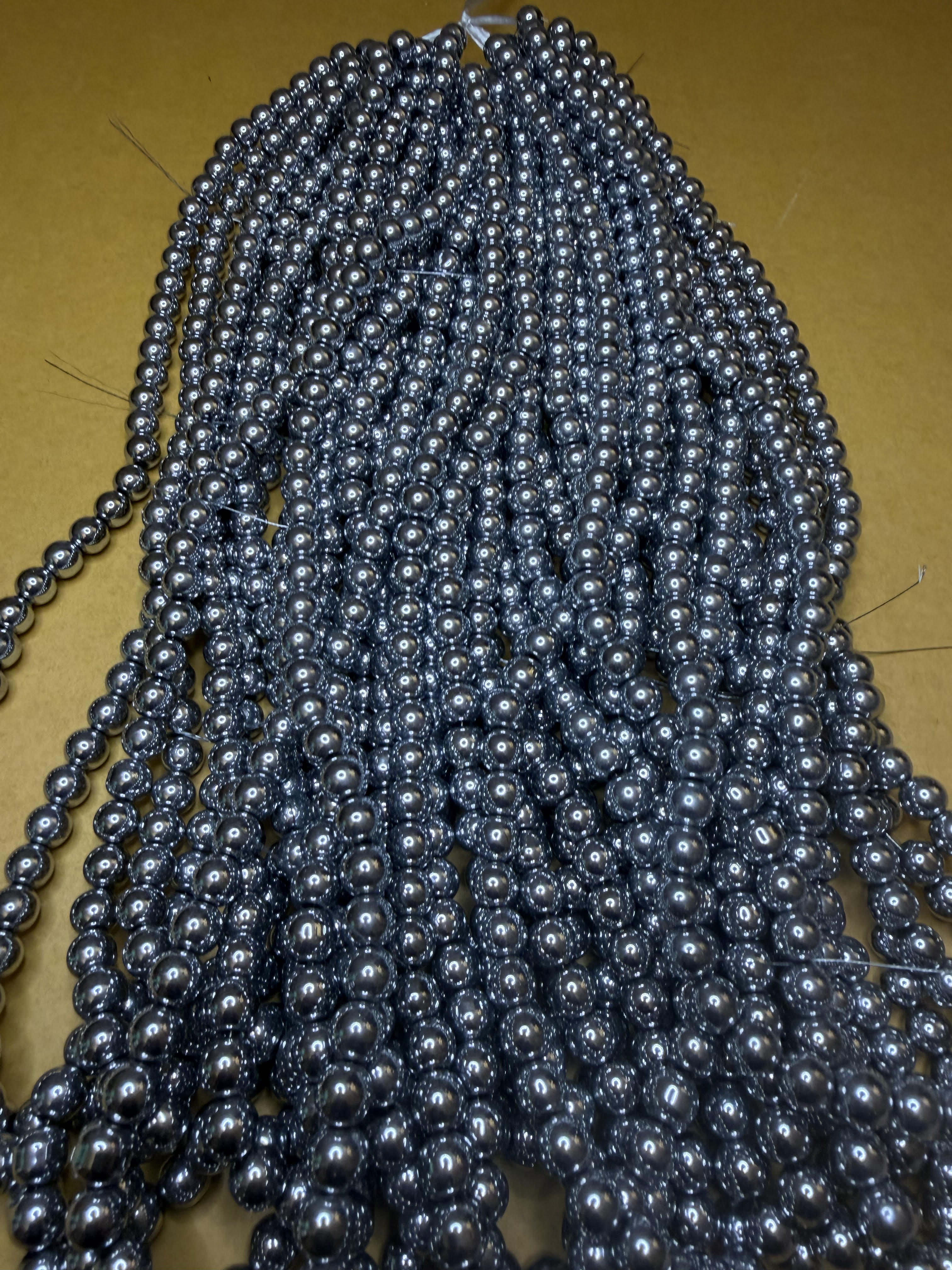 Electroplated Glass Beads
