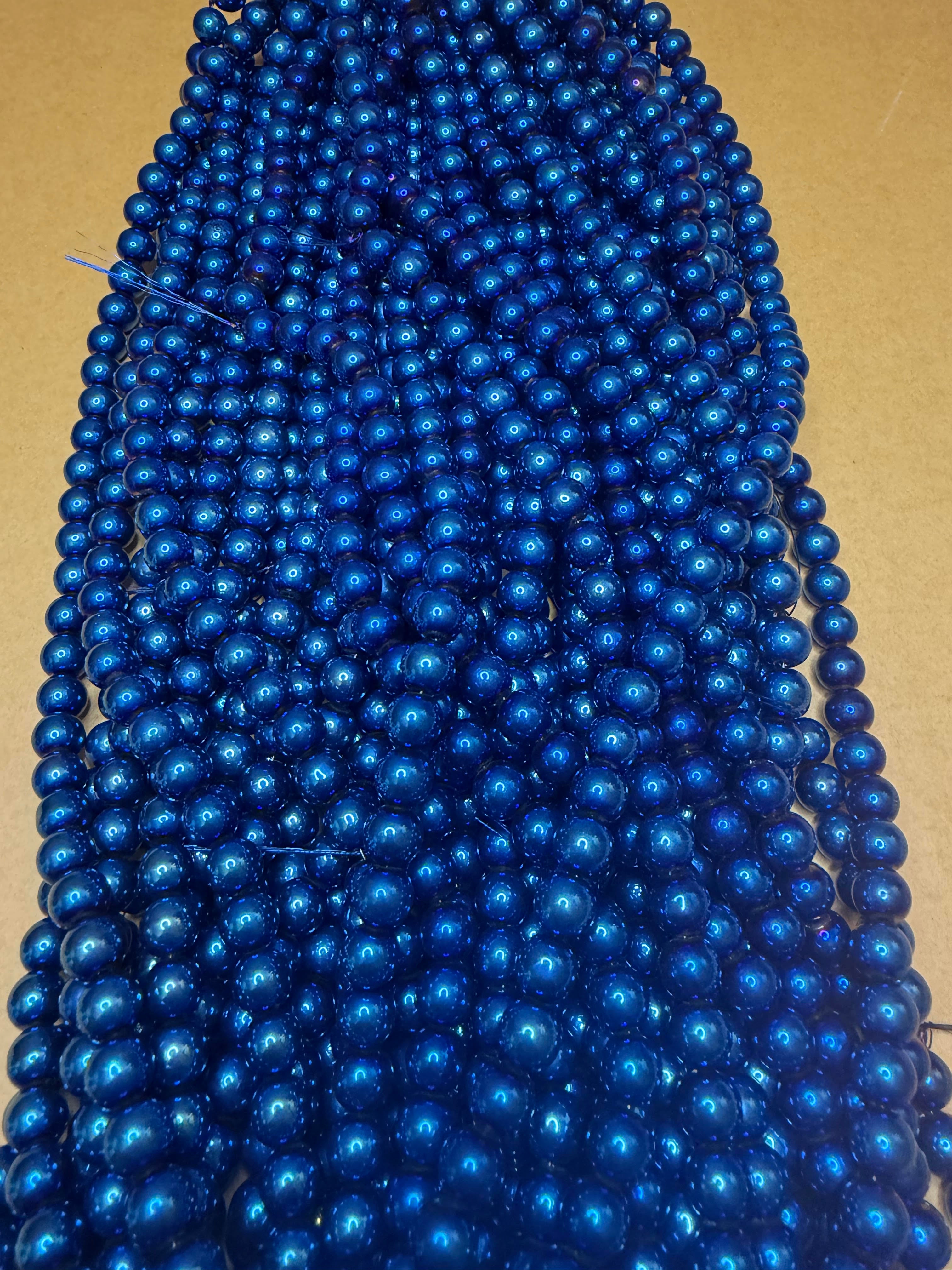 Electroplated Glass Beads
