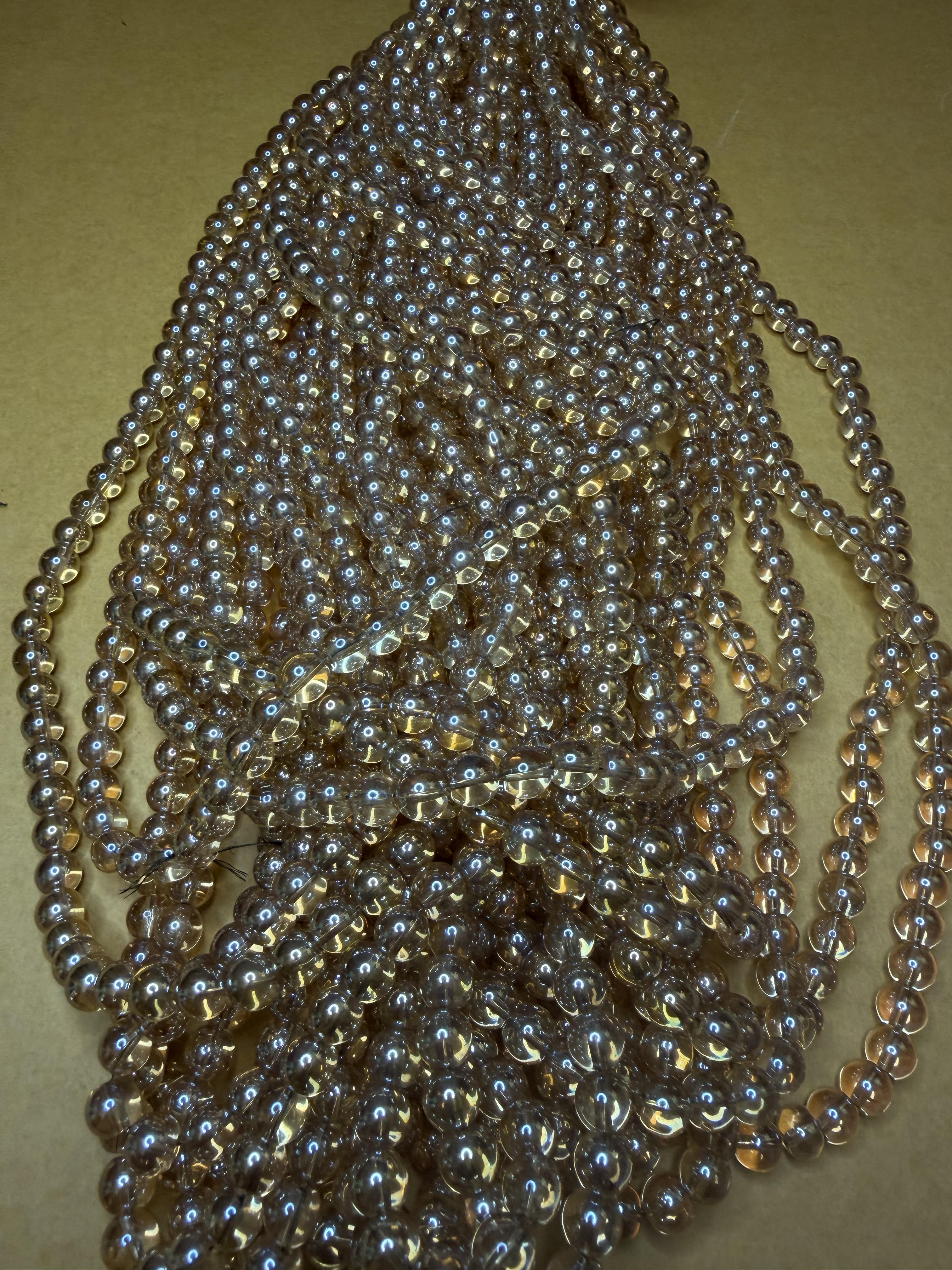 Electroplated Glass Beads