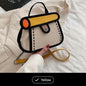 Cartoon 2D Design Purse