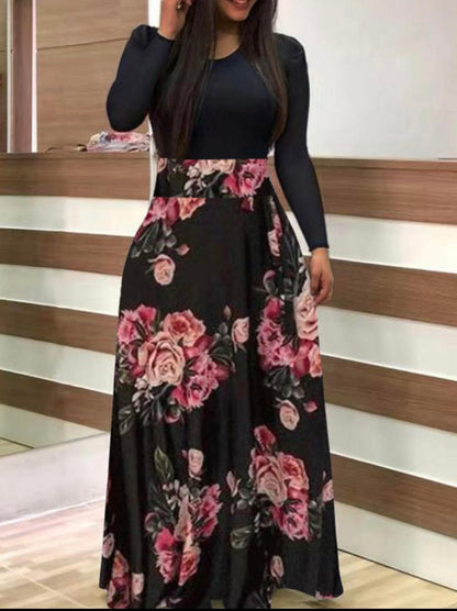 Long Sleeve long skirt dress