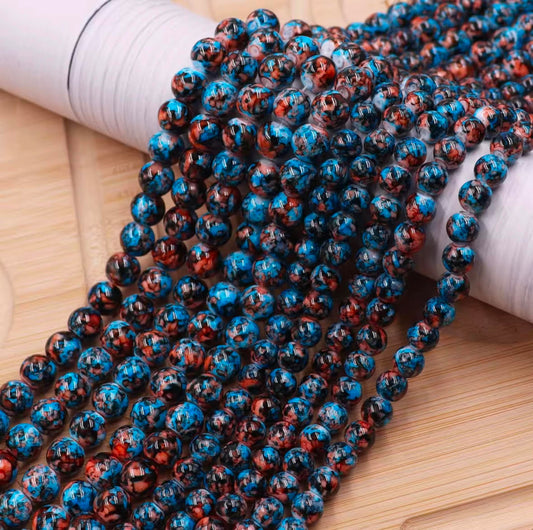 Bead Strands Splash Colors (40-43 Beads)10mm