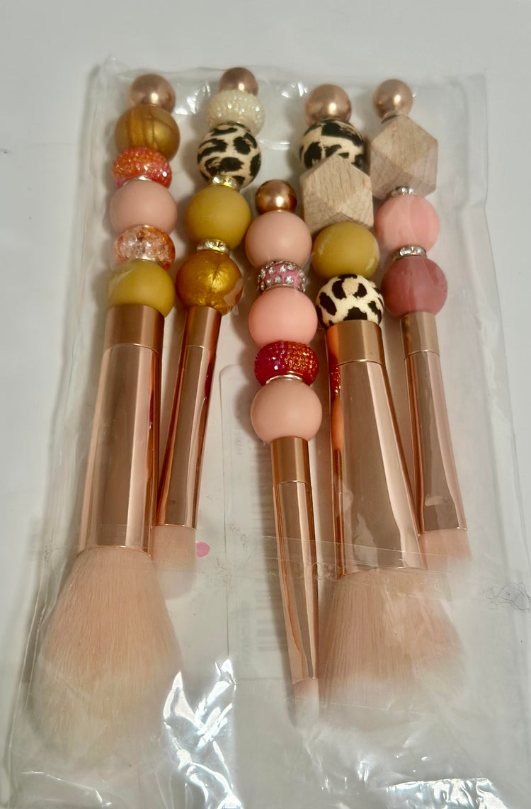 Beaded Makeup brushes