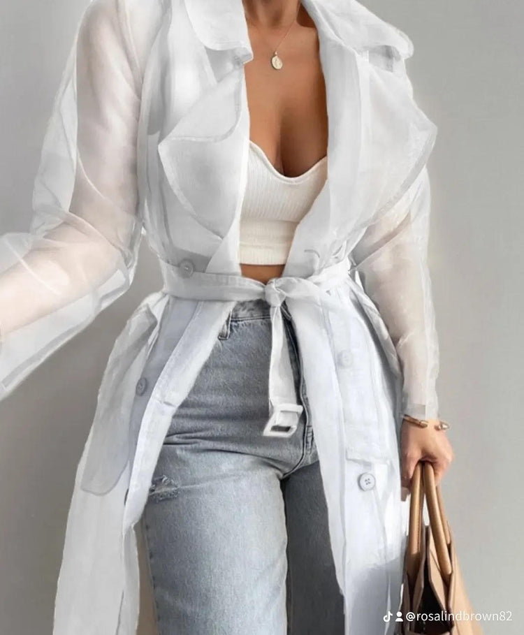 Sheer Jacket Runs Small