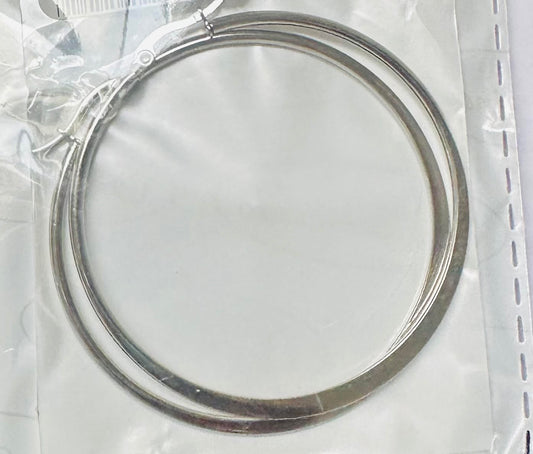 Med Size Flat Hoops