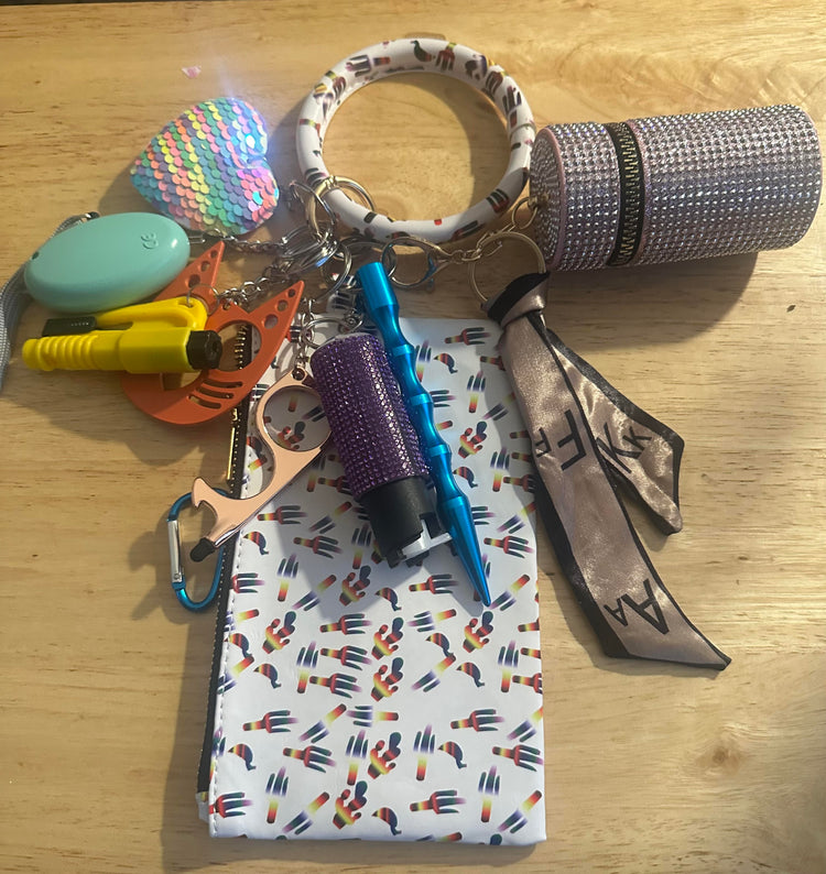 Self Defense Pouch and Lipstick Holder