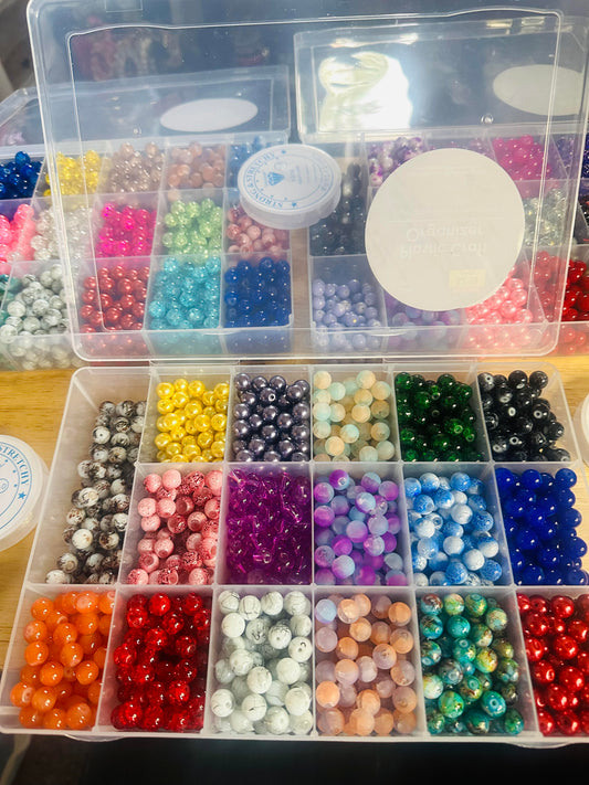 17 pc  Random 10mm Bead kit