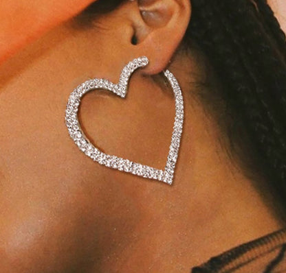Lg Heart Earrings