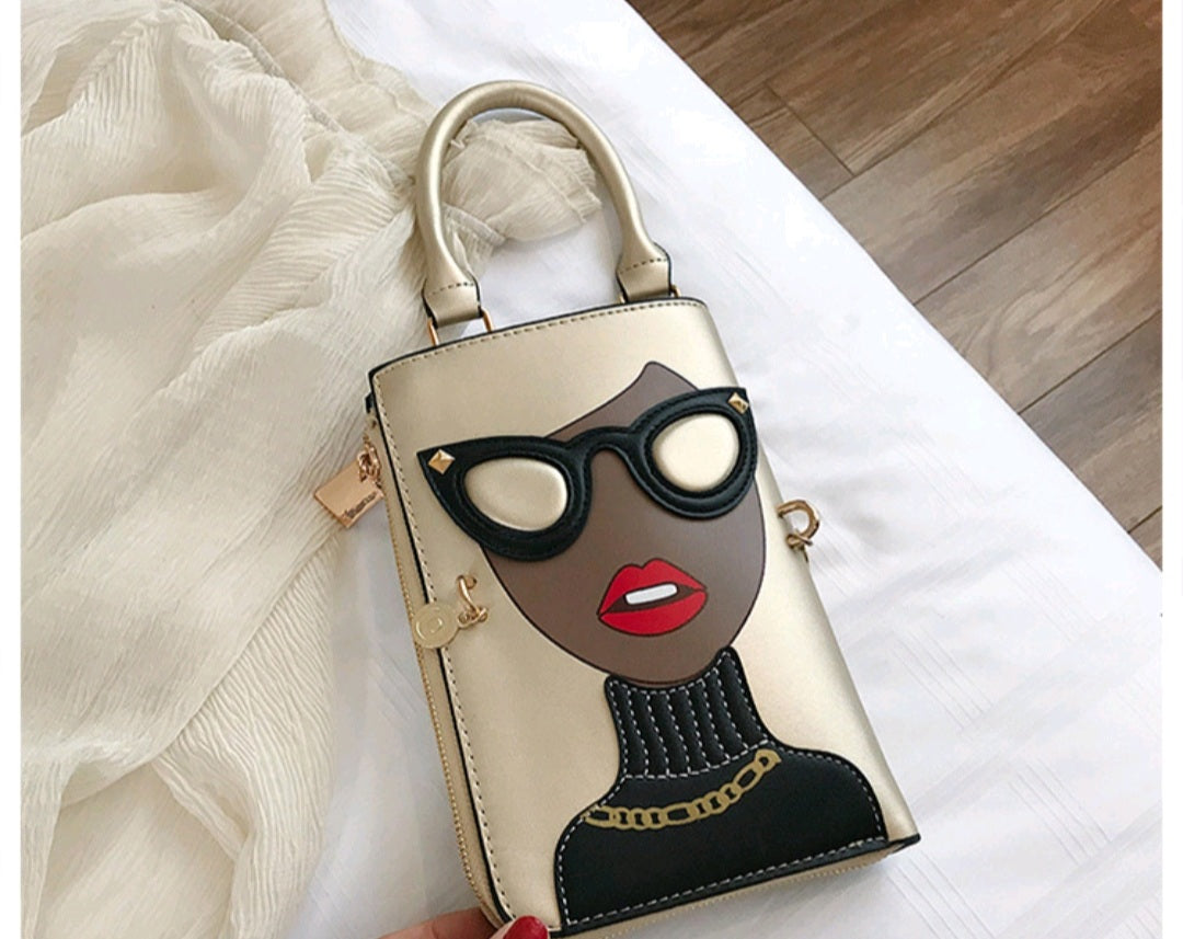 Cartoon Girl Purse