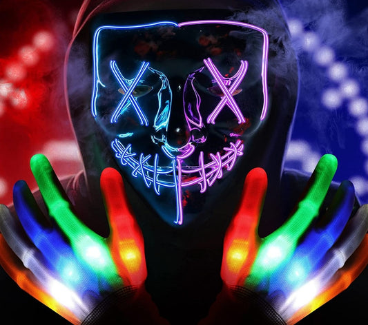 LED Mask and Gloves