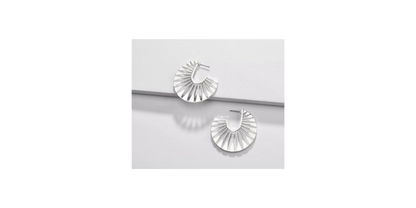 fanned earrings