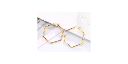 Hexagon Earrings