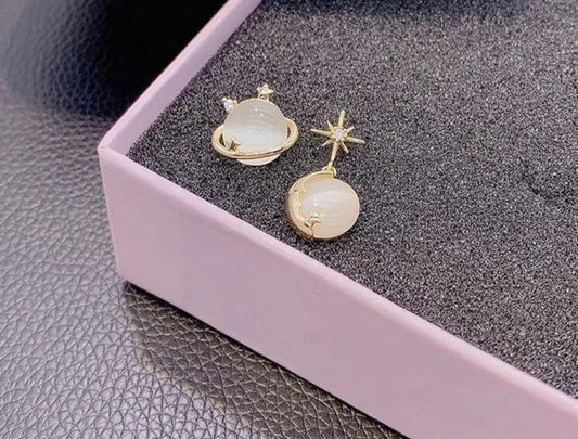 Opal Planet Earrings