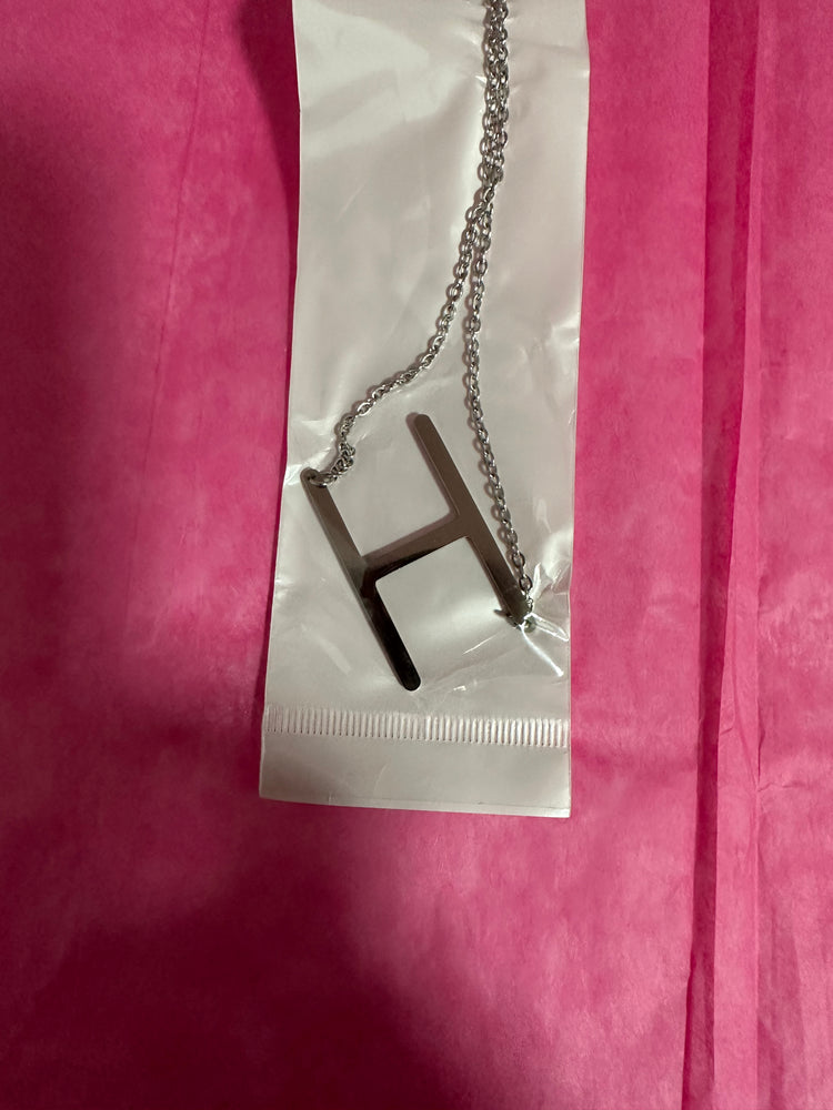 Letter necklaces