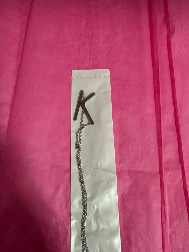 Letter necklaces